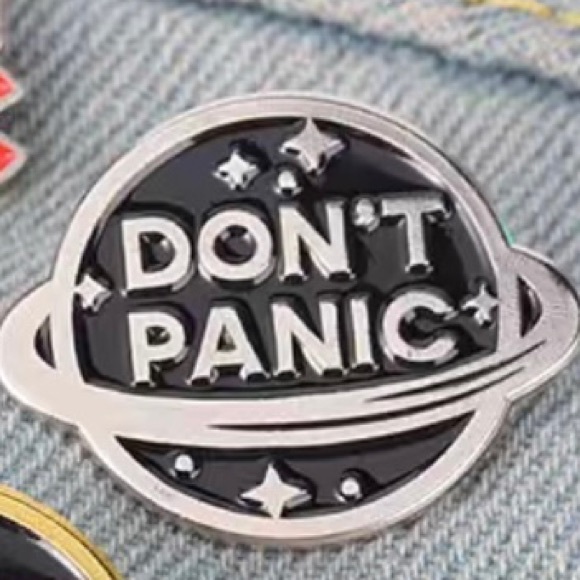 Panic x Mental Health Matters colorful enamel cartoon pin lapel brooch - Picture 6 of 11